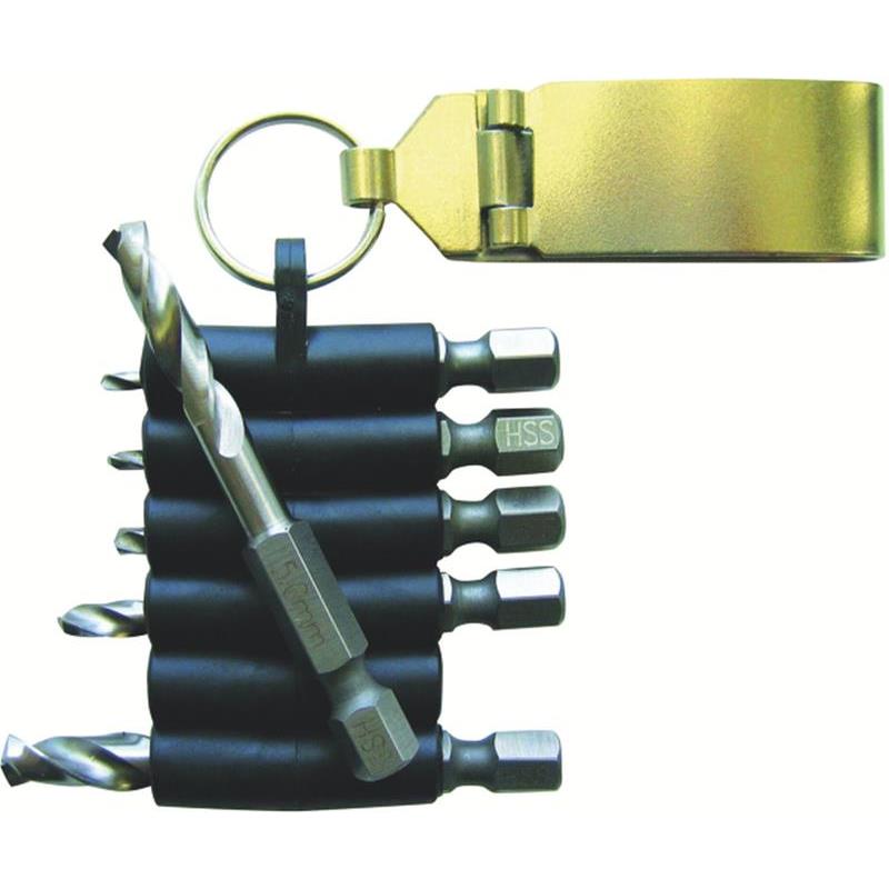 BITSBORRSATS 2-6MM 6ST