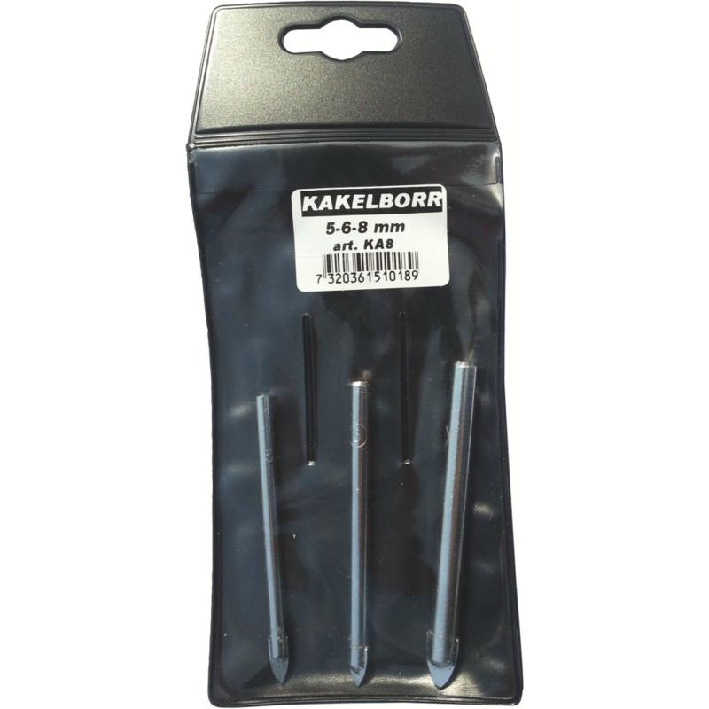 BORR KAKEL/GLAS SATS 5/6/8MM