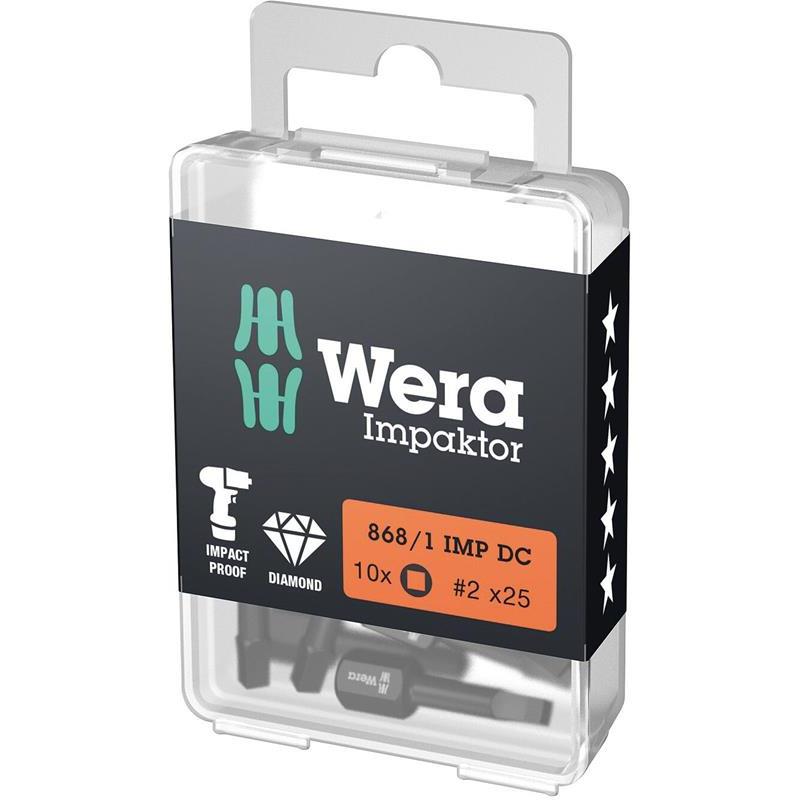 BITS PACK 868/1 IMP DC WERA 4-KANT