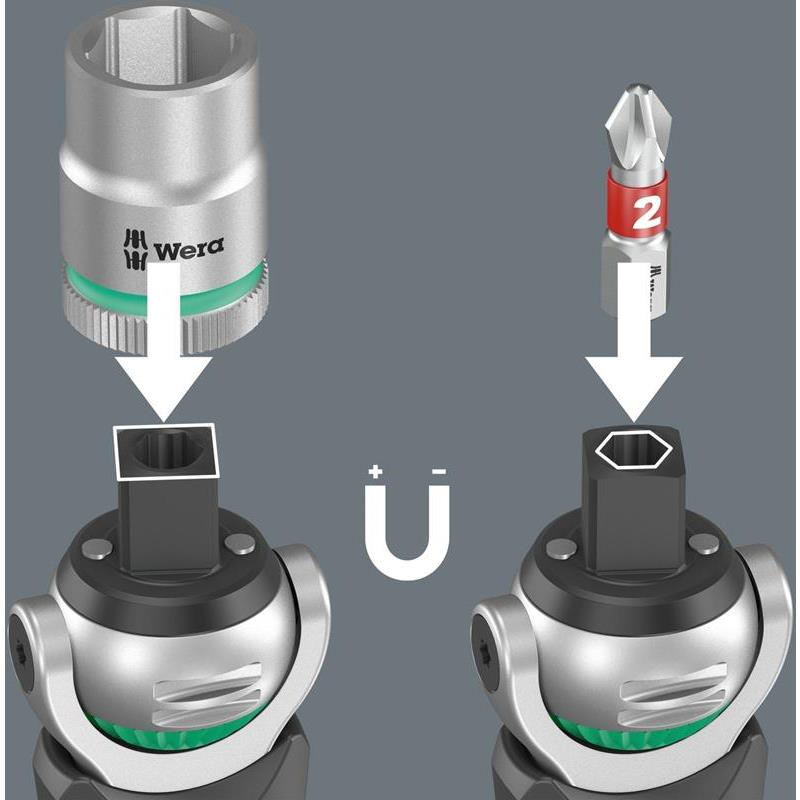 BITSSKRUVMEJSEL WERA 8009 ZYKLOP