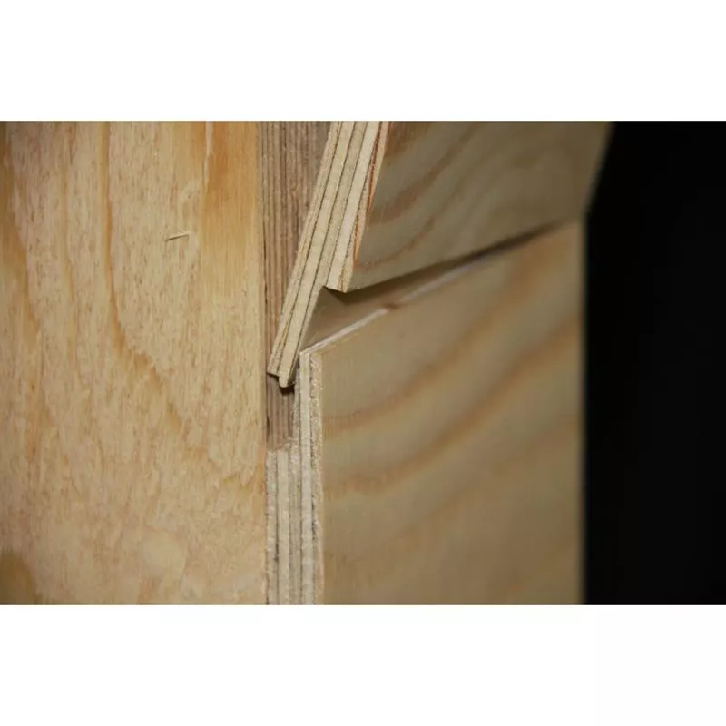 Väggplywood med fals