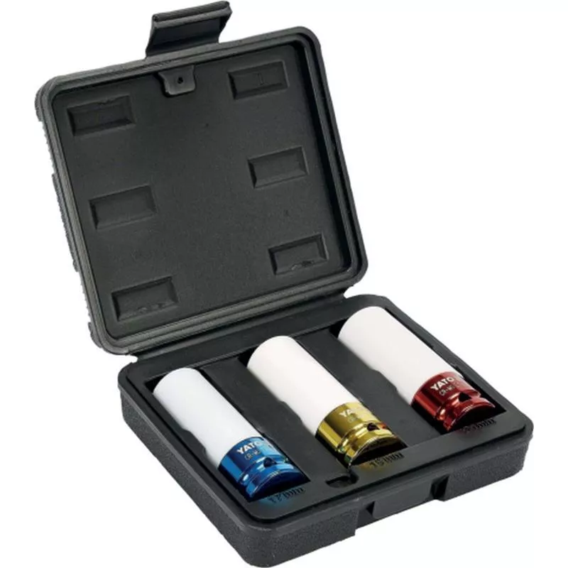 HJULMUTTERHYLSSATS 17-19-21MM