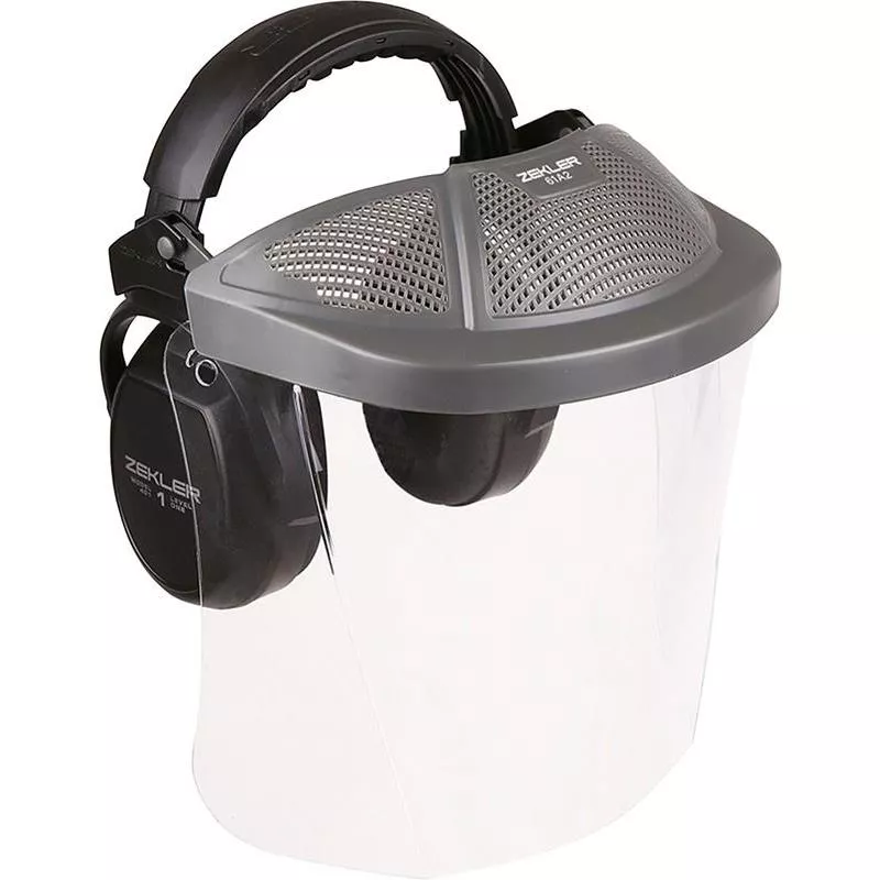 Visir med hörselskydd